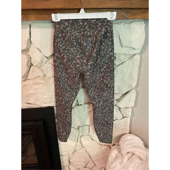 Good American Womens Multicolor Leopard Print High Rise Leggings Size 1 - Picture 2 of 5